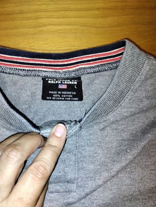 Sudadera Polo Ralph Lauren Gris Talla L