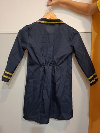 Disfraz niña azafata vuelo talla 9