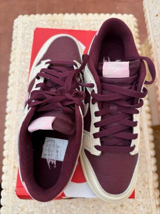 Nike Dunk Low Marrón y Rosa Talla 42.5