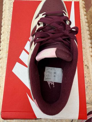 Nike Dunk Low Marrón y Rosa Talla 42.5