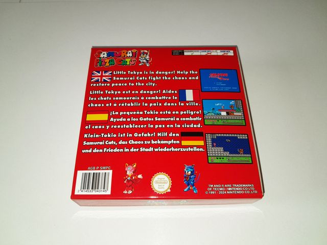 Samurai Pizza Cats GBA (Game Boy Advance)