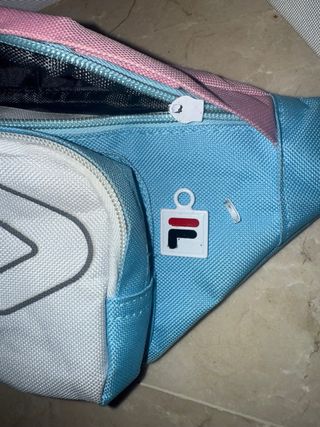 Riñonera Fila Azul y Rosa Bolsa Bandolera