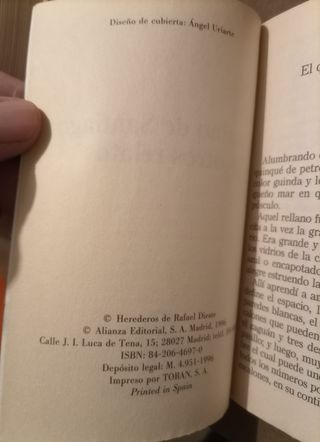 4 volúmenes de la Colección "Alianza Cien"