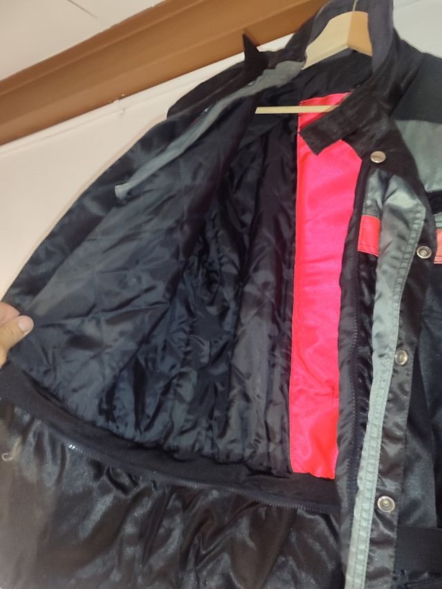 Chaqueta  Off Road Negra/Gris con protecciones