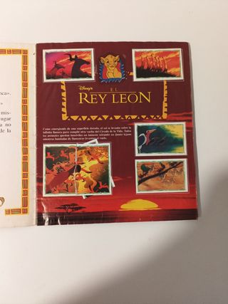 Álbum Cromos El Rey León Disney Panini