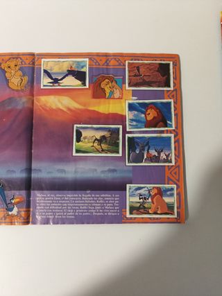 Álbum Cromos El Rey León Disney Panini