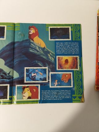 Álbum Cromos El Rey León Disney Panini