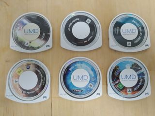 6 giochi UMD PSP originali