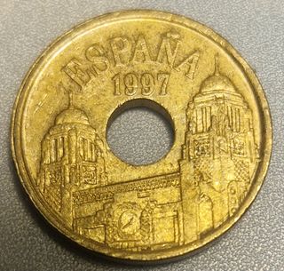 Moneda 25 Pesetas España 1997
