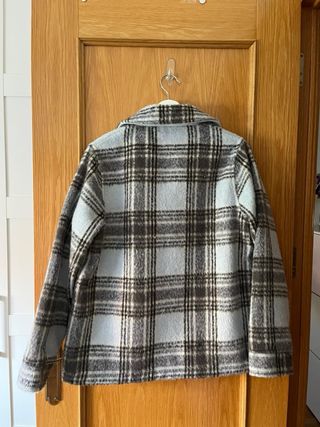 Chaqueta Hollister Cuadros Azul Talla XS