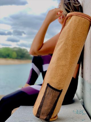 Bolso para esterilla de yoga de corcho