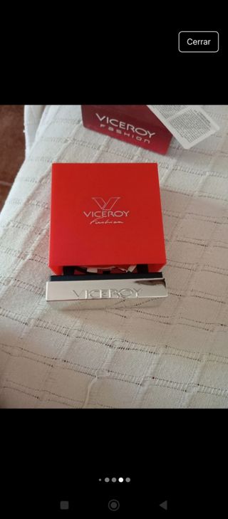 Pulsera Viceroy Hombre Negra y plata