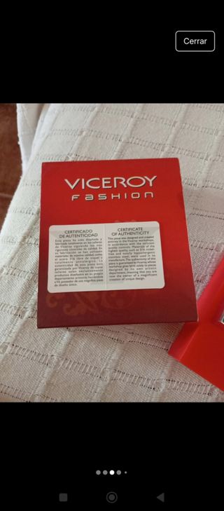 Pulsera Viceroy Hombre Negra y plata