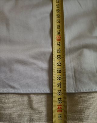 Camisón Vanity Fair largo raso y encaje azul T36