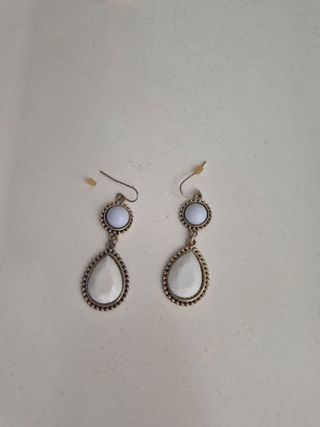 Pendientes dos tonos azules