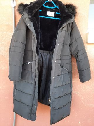 Abrigo El Corte Inglés Mujer Talla XXXL Negro