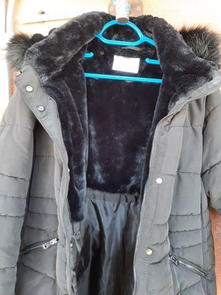 Abrigo El Corte Inglés Mujer Talla XXXL Negro