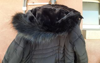 Abrigo El Corte Inglés Mujer Talla XXXL Negro