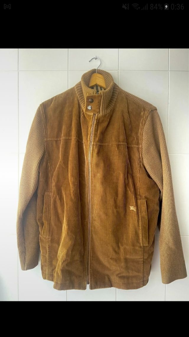 Chaqueta Burberry Marrón Pana