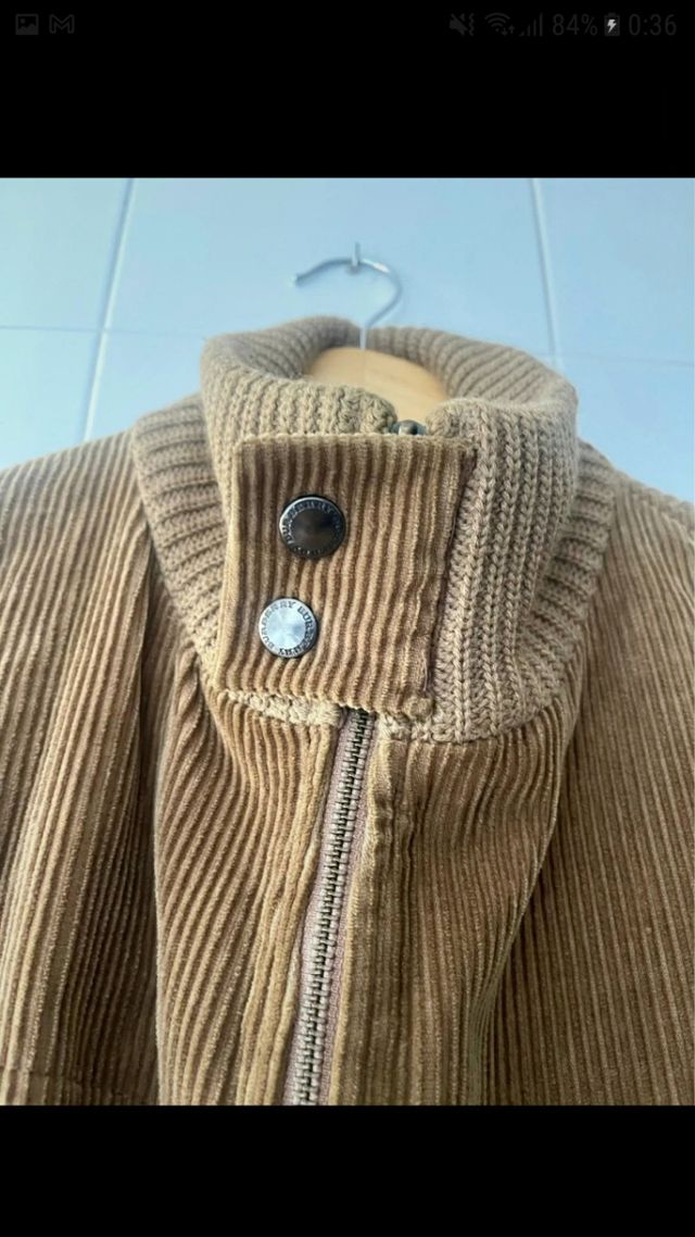 Chaqueta Burberry Marrón Pana