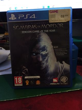 PS4 Sombras de Mordor Edición Game of the Year