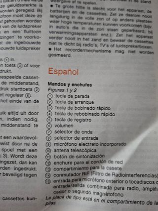 Instrucciones Radio Philips AR 060