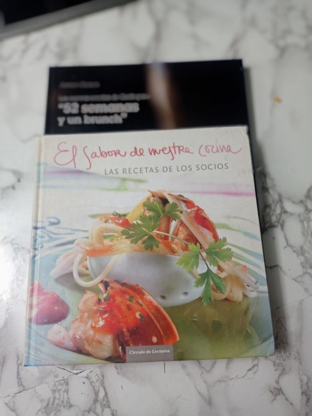 Colección libros de recetas de cocina