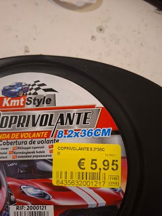 Coprivolante Kmt Style Nero 36cm