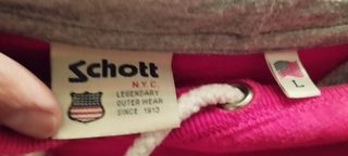 Sudadera Schott Rojo