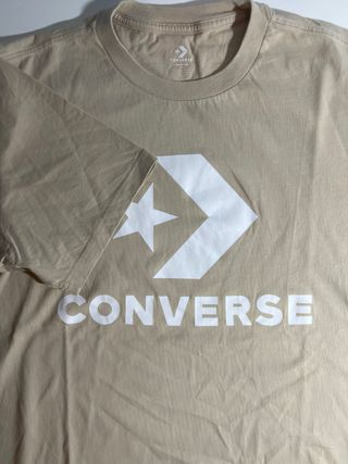 Camiseta Converse Beige Logo Estrella