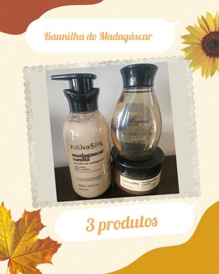 Conjunto hidratante Baunilha de Madagásca Nativa S