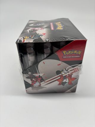 Mini Tin Sigillato Pokémon Fuoco Bianco Luce Nera