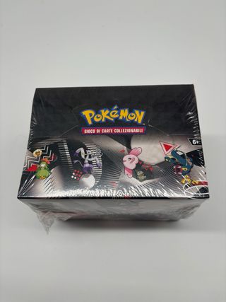 Mini Tin Sigillato Pokémon Fuoco Bianco Luce Nera