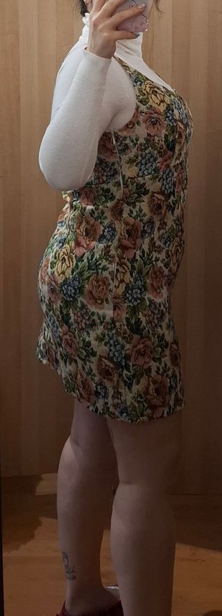 Vestido floral vintage
