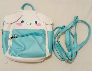 Mini Mochila Kuromi y Cinnamoroll Negra