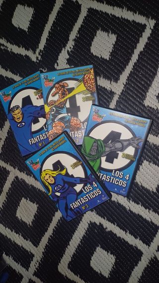 LOS 4 FANTÁSTICOS LA SERIE  COLECCIÓN DESCATALOGAD