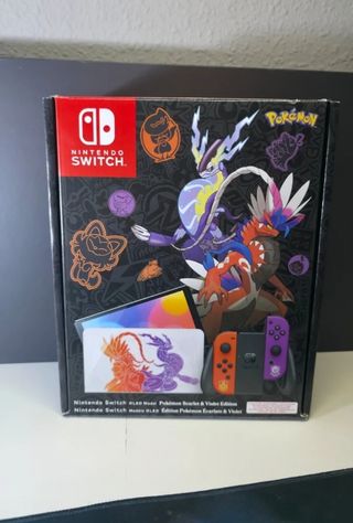 Nintendo Switch OLED Edición Pokémon Scarlata & Pú