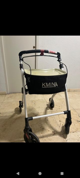 Andador 4 ruedas con cesta