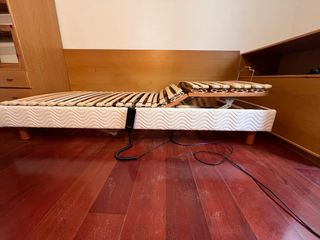 Somier articulado eléctrico de madera