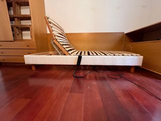 Somier articulado eléctrico de madera