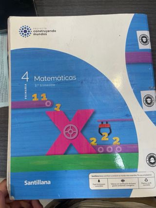 MATEMATICAS MOCHILA LIGERA 4 PRIMARIA CONSTRUYE...