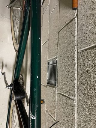 Bicicleta Fixie Verde Cuero