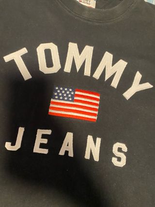 Camiseta Tommy Jeans Hombre Negra