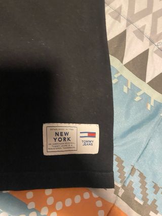 Camiseta Tommy Jeans Hombre Negra