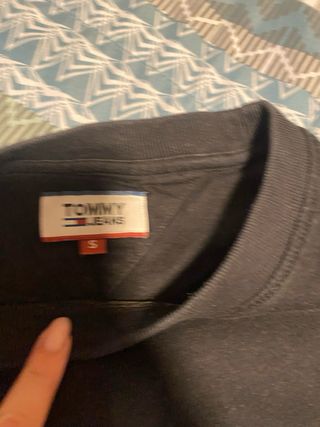 Camiseta Tommy Jeans Hombre Negra