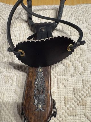 Fionda Medievale Legno e Metallo