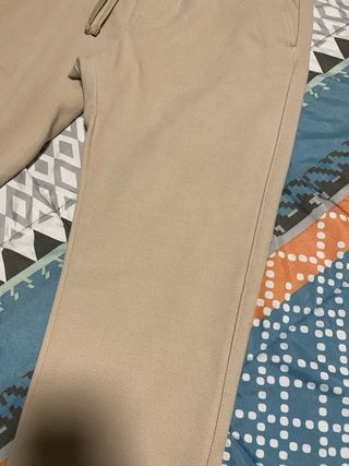 Pantalones Zara Beige Hombre