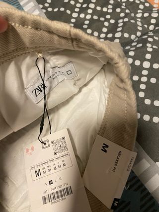 Pantalones Zara Beige Hombre