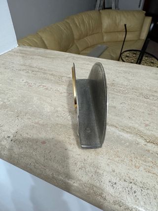 Portatovaglioli vintage metallo argentato