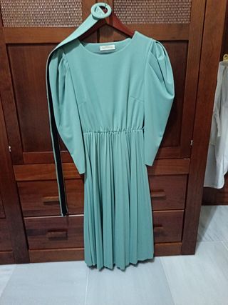 Vestido de ceremonia verde